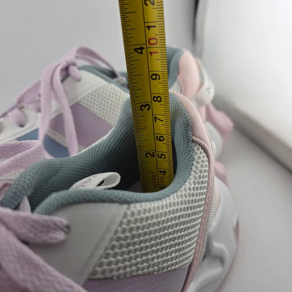Nautica Manalapin 2S Athletic Chunky Mesh‎ Sneakers Girls Size 4 White Pink Fair